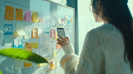 Wall Mural - the collaborative office planning