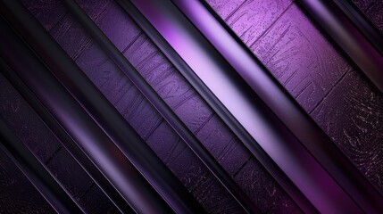 Poster - Abstract image featuring diagonal purple stripes on a textured background