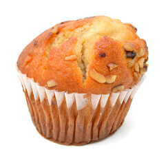 Wall Mural - Isolated muffin on white background