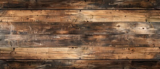 Old wooden plank with a rough texture, showcasing natural patterns and brown hues