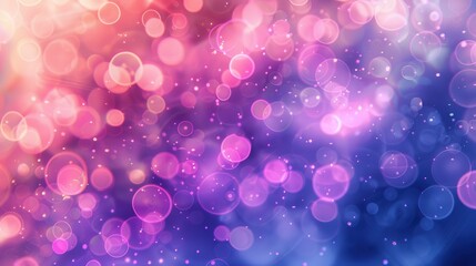 Fototapete - A colorful background with pink and purple circles and blue and purple swirls