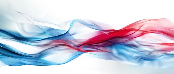 Wall Mural - Artistic depiction of light and color in waves, creating a dynamic illustration