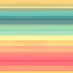 Aufkleber - This image features an abstract horizontal striped pattern with a gradient of colors. The pattern transitions from blue at the top to red at the bottom with shades of green, yellow, and orange in betw