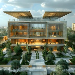Poster - sustainable microgrid architecture for modern government building