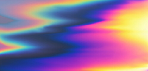 Poster - Glitched background with holographic stains.