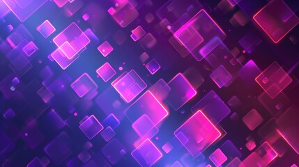 Aufkleber - A colorful background with many squares of different colors. The squares are arranged in a way that creates a sense of movement and energy. Scene is vibrant and dynamic