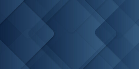 Poster - Abstract modern dark blue pattern geometric luxury gradient line background random square shape design. 3d shadow effects, modern design template background. layered geometric triangle shapes.