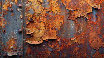 Wall Mural - Background of Rusty Metal Texture