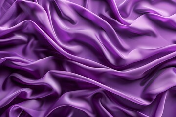 Exquisite purple material with smooth wavy texture