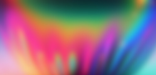 Poster - Abstract bright blurred background in iridescent holographic colors.