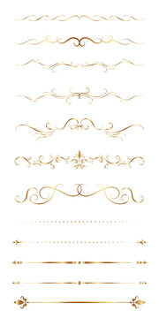 Line design, picture frame borders, botanical borders, leaves, nature, retro, antique, botany