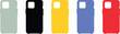 © VH - SmartPhone Case icons on isolated background. Vector illustration