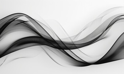 Poster - Abstract background with curving lines crossing over each other