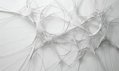 Abstract monochrome background with lines and curves