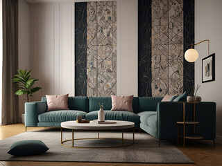 Wall Mural - Create a range of styles to suit. interior design mockup.