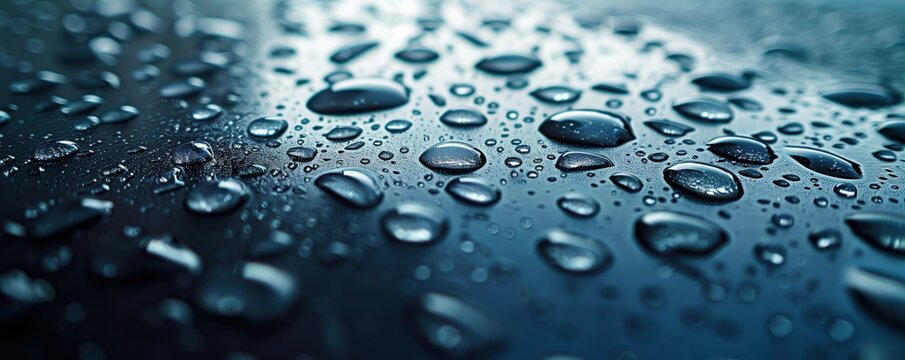 Water droplets on a freshly washed car, close-up shot, clean background with ample copy space, high resolution --ar 5:2 --stylize 200 Job ID: 9e833d3f-f65a-45be-8543-9ebacdce2dfd