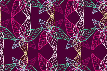 Wall Mural - Wallpaper, cute style, bright colors Beautiful pattern Use for carpets, walls, tiles, blankets, curtains.
