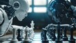 © Irina - Futuristic robots engaged in chess