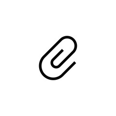 Leinwandbilder - link icon symbol paper clip icon, attach file document symbol . attachment symbol