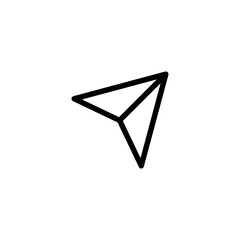Leinwandbilder -  share icon button ; send message icon, message sent icon button - share direct message icon