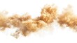 © XtzStudio - Tan cloud of sand blown on a white background