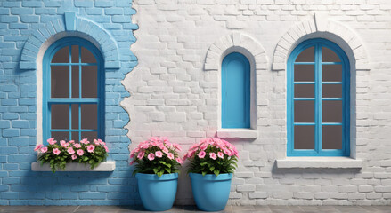  window and flowers
