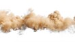 © XtzStudio - Tan cloud of sand blown on a white background