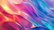 © Pic - full-color 3d wave abstract background design.