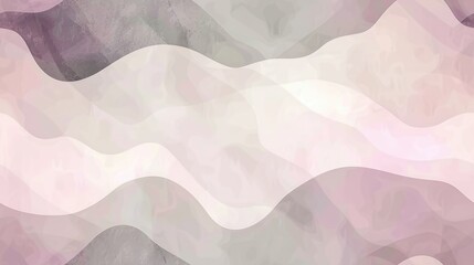 Wall Mural - Pink and gray waves AIG51A.