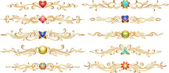 Wall Mural - ornate divider set