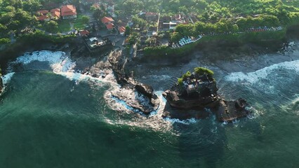 Poster - Cliff sea coast at Tanah Lot, Bali, Indonesia