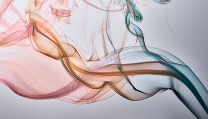 Wall Mural - ai generative of abstract background with smoke