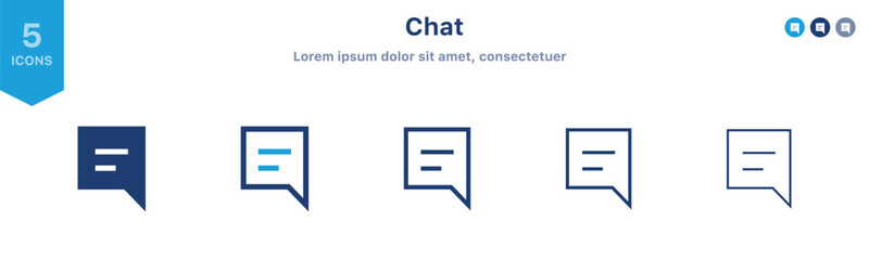 Leinwandbilder - Comment icon set. comment speech bubble icon symbol ; social media comment vector icon ; Chat Message Bubbles icons