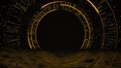 platform product displaying empty modern stage display composition podium display animation. present