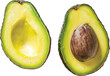 © 인혜 갈 - avocado isolated on white background