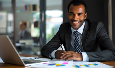 happy and excited businessmen investing