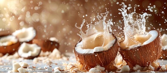 Coconut Splash: A Refreshing Burst of Tropical Flavor