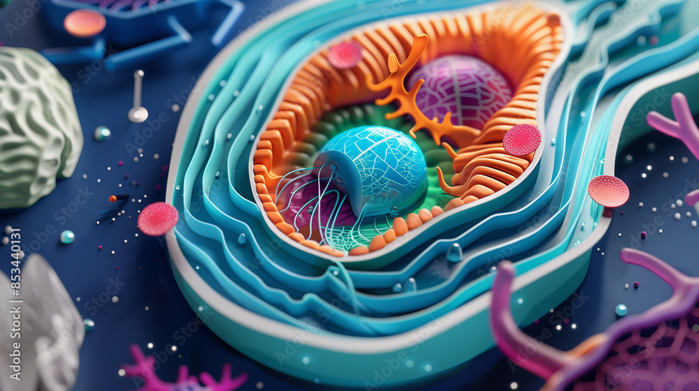 structure of plant and animal cells, including components such as the ...