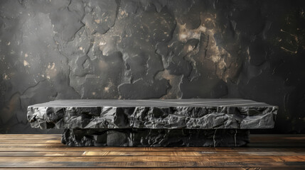 Wall Mural - Dark Stone Platform