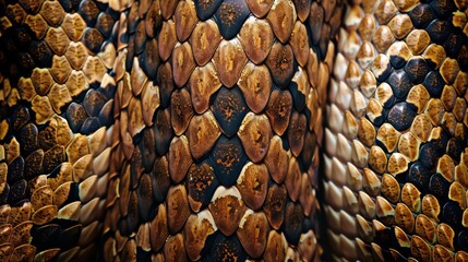 Wall Mural - Close-up Snake skin 4k wallpaper  