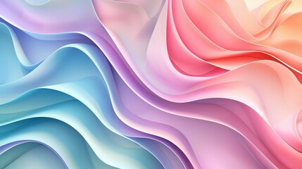 Poster - abstract colorful background with waves