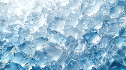 Poster - Fresh Icy surface background. Generative AI.