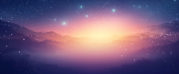 Wall Mural - background with stars