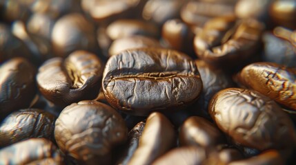 Poster - The roasted coffee beans