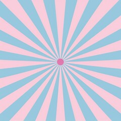 Wall Mural - pink and blue rays radiating from the center