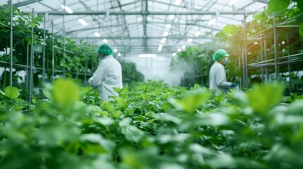 Wall Mural - The Modern Greenhouse Laboratory