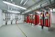 © Westend61 - Red large fire extinguishers at data center