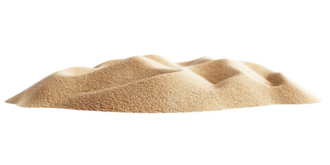 desert sand dune isolated