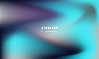 Aufkleber - Bright blue and dark purple holographic background. Abstract violet and blue liquid gradient creative banner. Blurred soft blend color gradation minimalist background. Vector illustration.