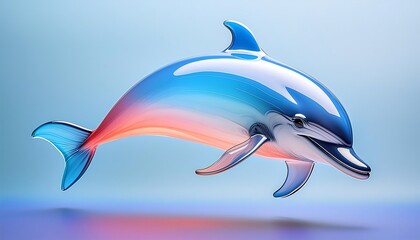 Wall Mural - dolphin jumping in the water